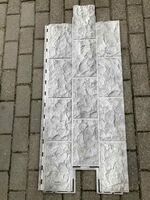 Фасадная панель FINEBER Доломит светло-серый 1137х472 мм
