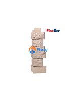 Угол наружный к фасадной панели FINEBER Камень дикий песочный